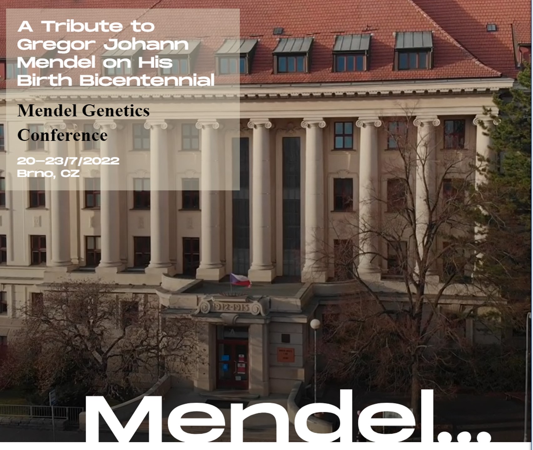 Join the Mendel Genetics Conference: A Tribute to Gregor Johann Mendel on His Birth Bicentennial
