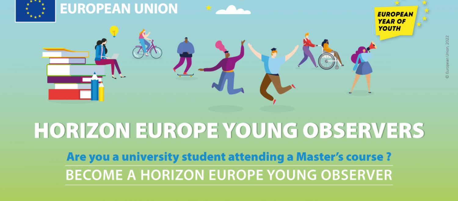 Otvoren poziv za Mlade promatrače Horizon Europe